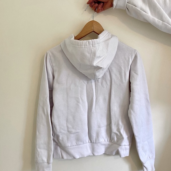 Womens white zip-up - Picture 2 of 2
